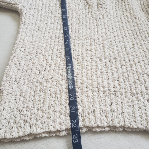 Forever 21 Hooded Long Sleeve V-neck Knit Small Sweater - Picture 10 of 12